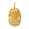 14K Yellow Gold King Tut Charm Egyptian Pendant Jewelry 21mm x 11mm